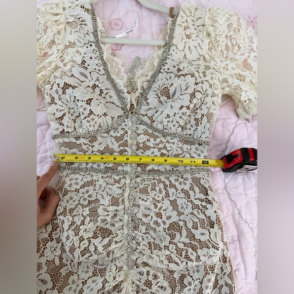 Self-Portrait Camellia Dress Size 2 In Excellent Condition - Picture 9 of 9